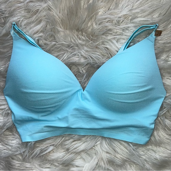 PINK Victoria Secret LOUNGIN' WIRELESS PUSH-UP BRA - Picture 1 of 5